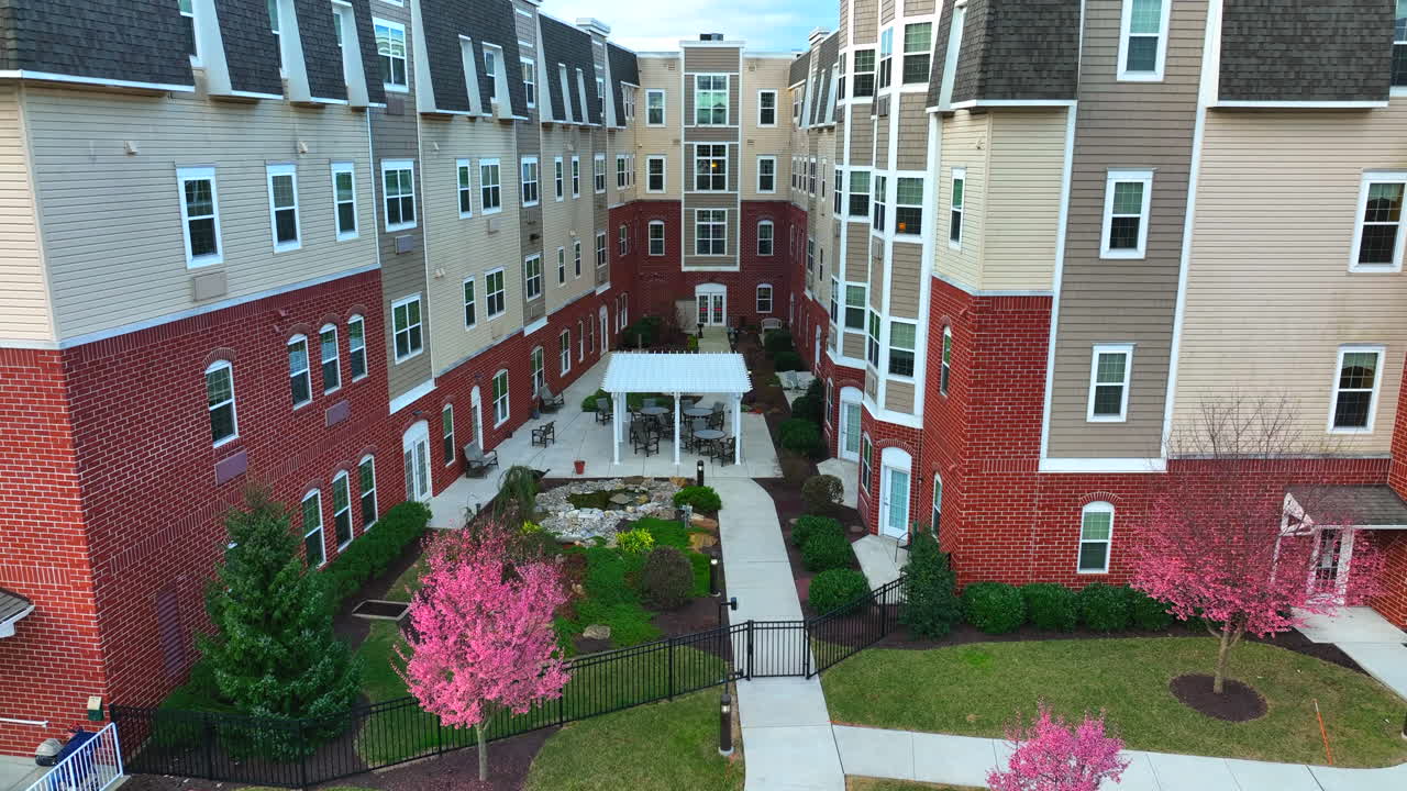 대형 아파트 건물