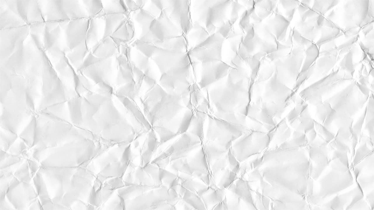 ストップモーション アニメーション 古い紙のテクスチャ 背景 折りたたまれた白い紙 抽象的なグランジ・テクスチャー シームレス・ループ