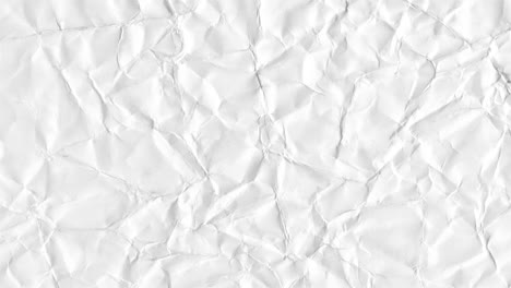 stop motion animated old paper texture background. crumpled white paper abstract grunge texture. seamless loop