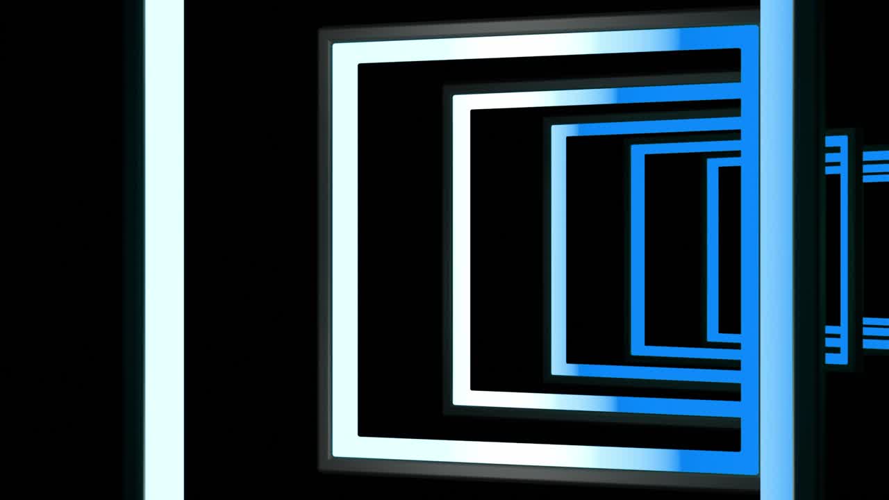 formas geométricas abstractas en azul y blanco