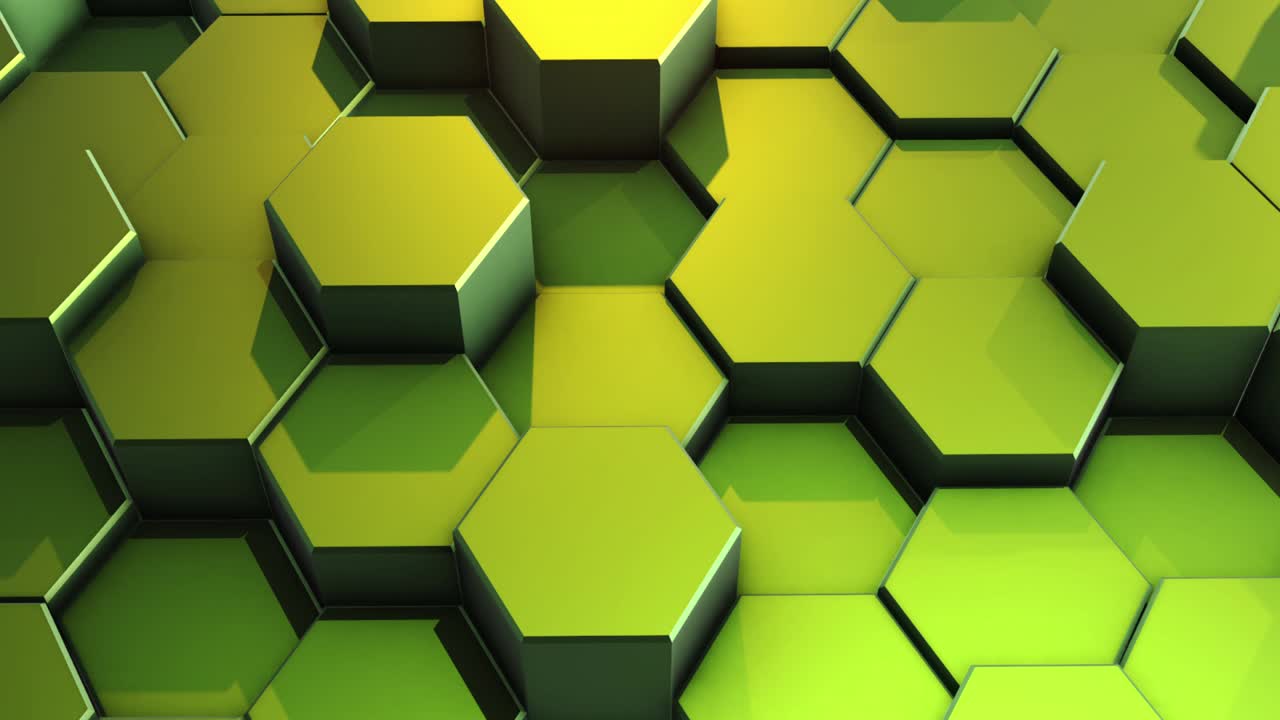 абстрактный круг цветный шестиугольный сотовый фон.