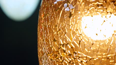 hermosa decoración de iluminación, de cerca