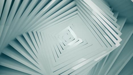 patrón de cuadrados abstractos con efecto de compensación. animación de cuadrados blancos vacíos. fondo abstracto para la presentación de negocios. bucle sin costuras 4k 3d render