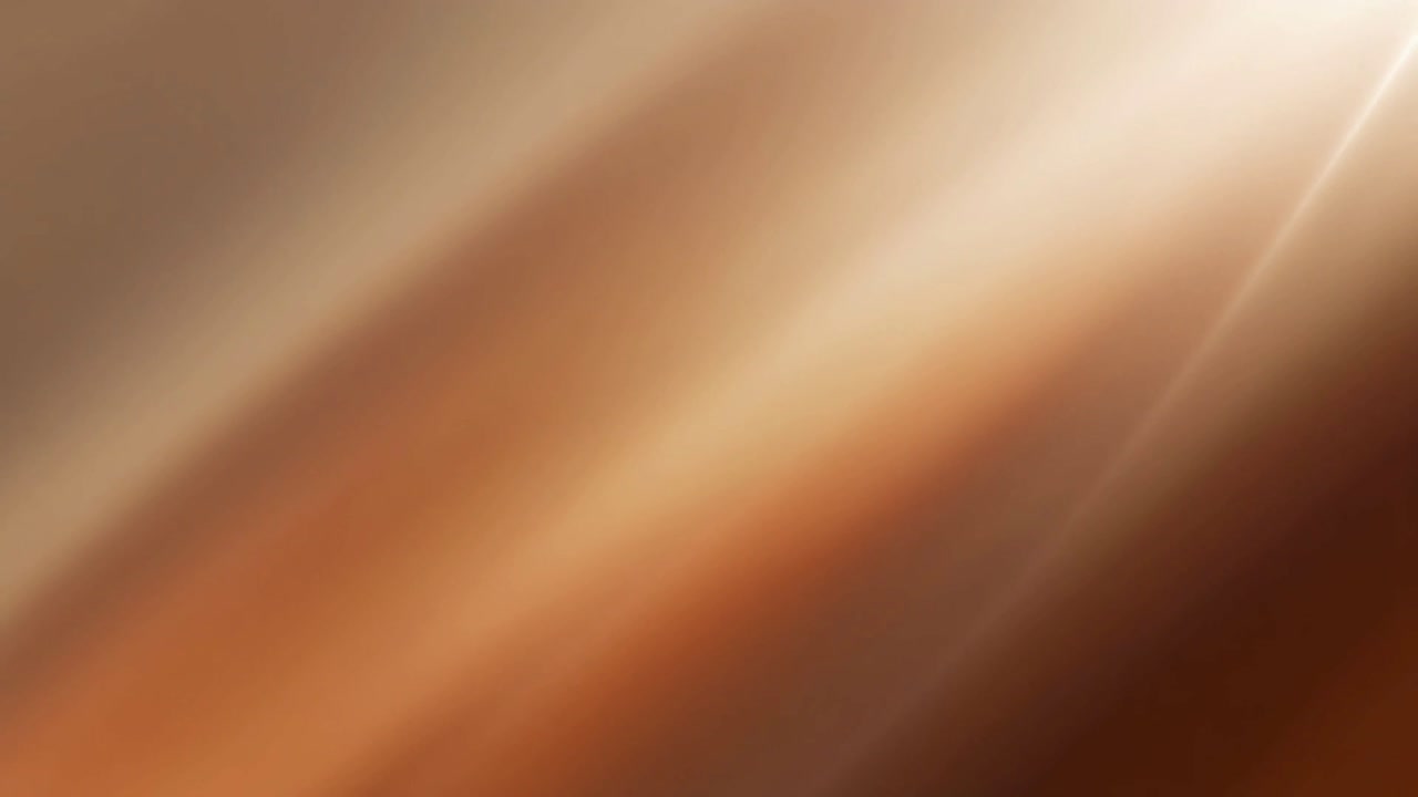 Soft Glowing Light Beams Moving Across a Warm Gradient