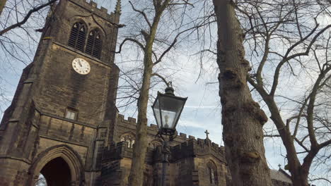 La-Iglesia-De-Santa-María-Sansbch,-Cheshire,-Inglaterra