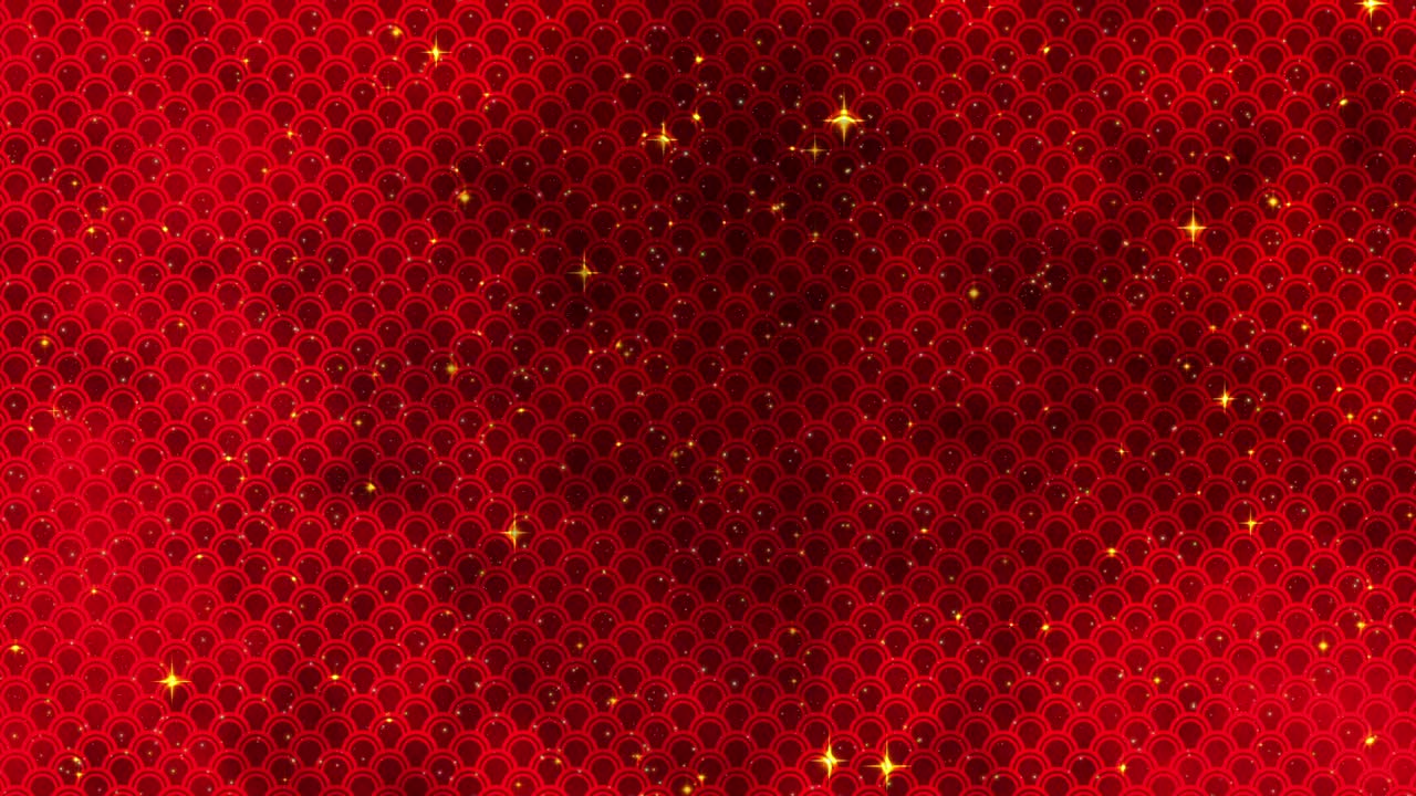 황금색 별이 반이는 은 중국 새해 배경과 드래곤 패턴 3d 렌더링 loopable 애니메이션 4k 마법의 행복한 새해 애니메이션