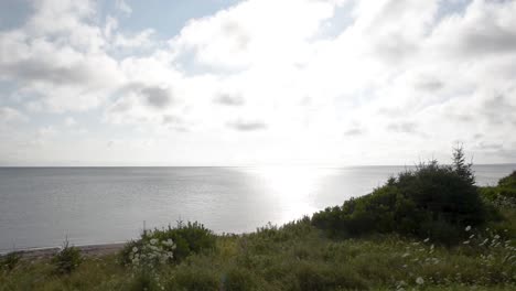 prince edward island coastline with sunset