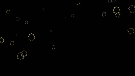 Animación-De-Estrellas-Navideñas-Doradas-Cayendo-Sobre-Fondo-Negro