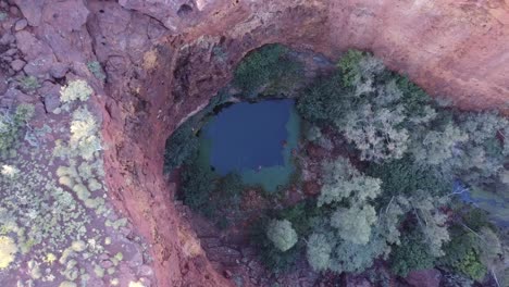 parque nacional australiano centrado en los rangos de hamersley de la región de pilbara en la sección noroeste de australia occidental