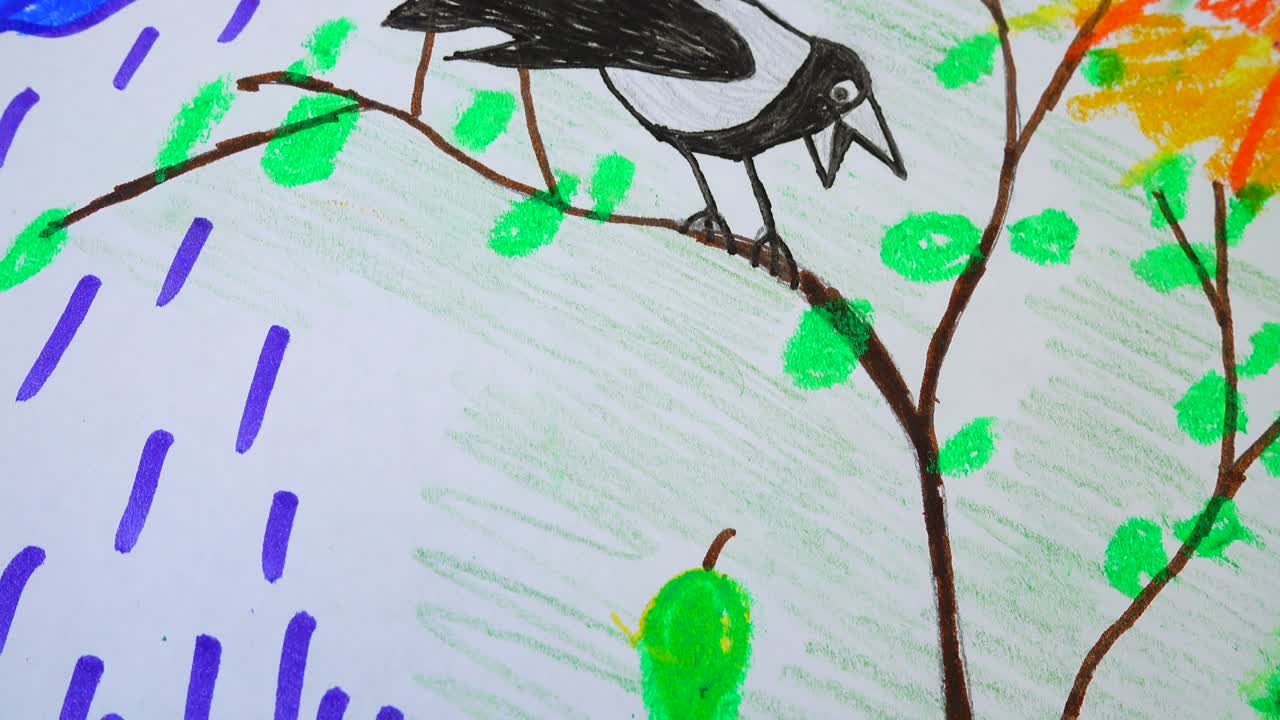 鳥の絵