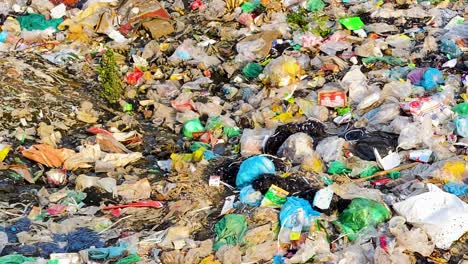 Environment-pollution-with-plastic-in-india,-bangladesh