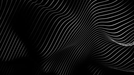 abstract black and white wave pattern