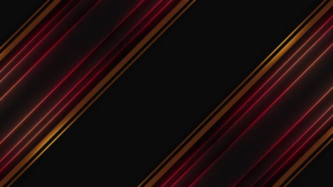 abstract dark background with glowing red and orange neon diagonal lines