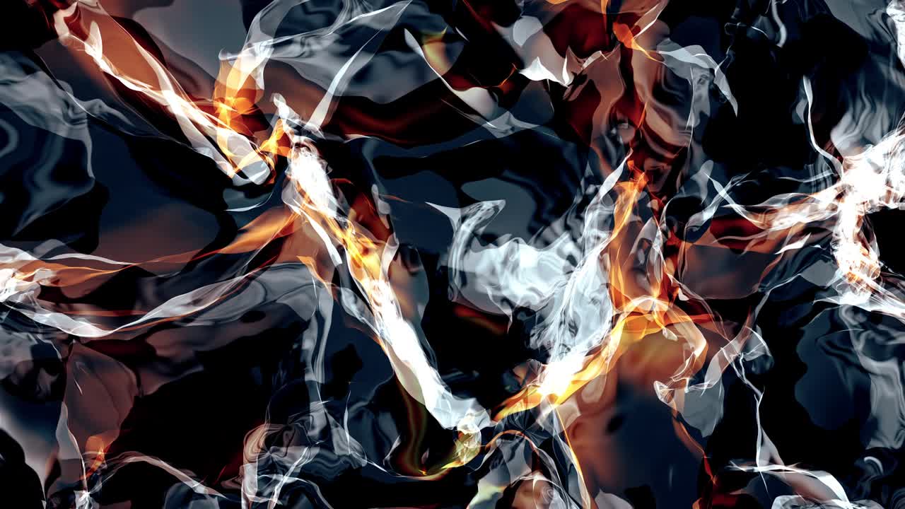 fondo de energía aditiva 3d, renderización en 4k de la abstracción de llamas coloridas