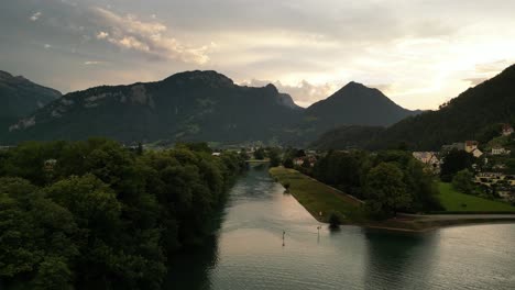 overview of a holiday location filled with wonderful waters nature and glorious mountains reaching towards the heavens perfect place for people to get out of the city life to explore their inner self