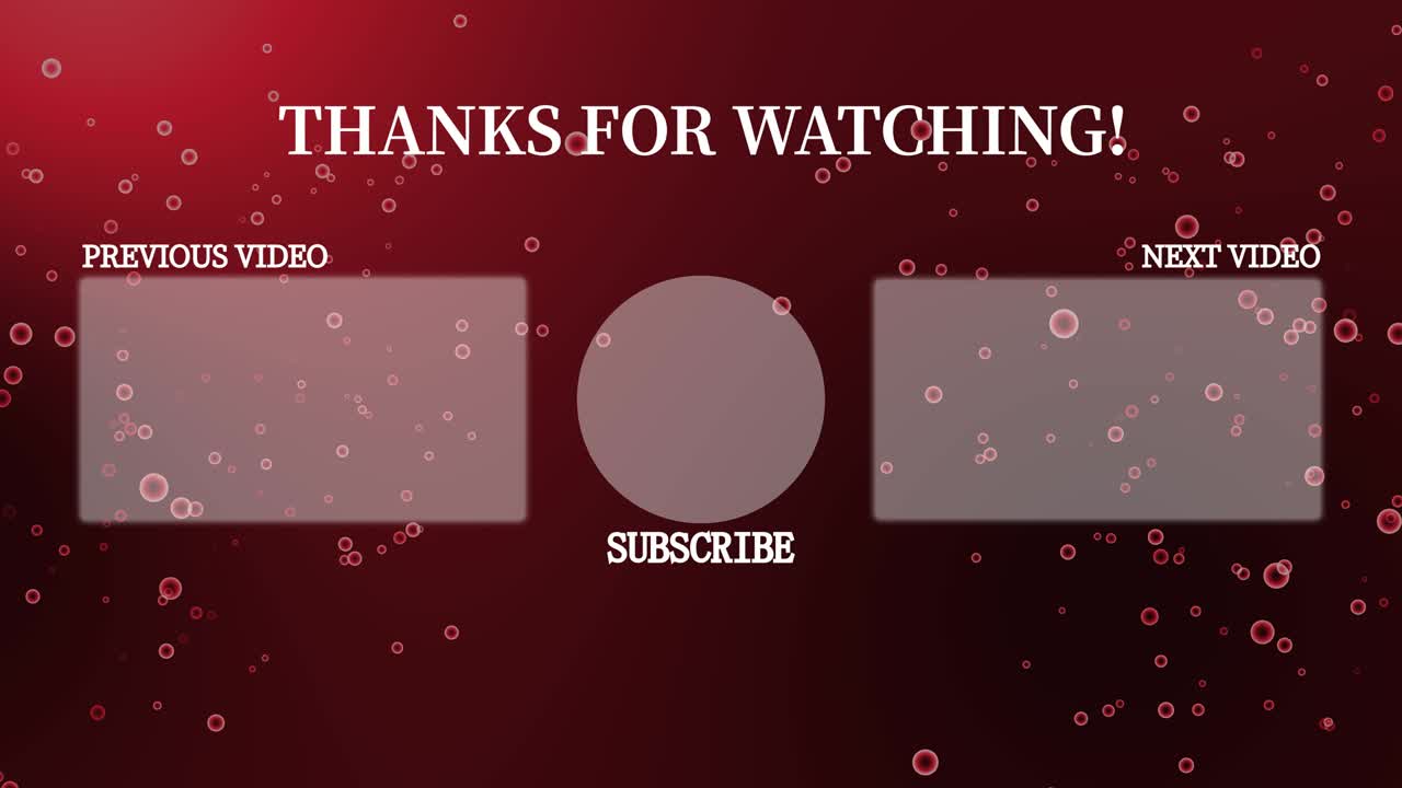 gráficos de movimiento de las burbujas de gradación de partículas de la tarjeta de extremo