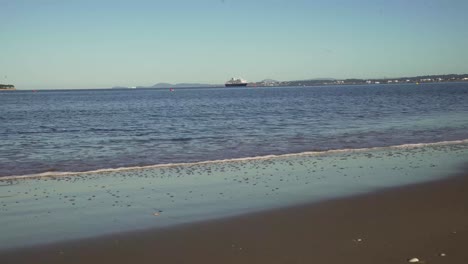 타 델 에스테 (punta del este) - 보트와 섬이 있는 평온한 바다