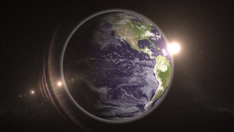 4k loopable earth animation