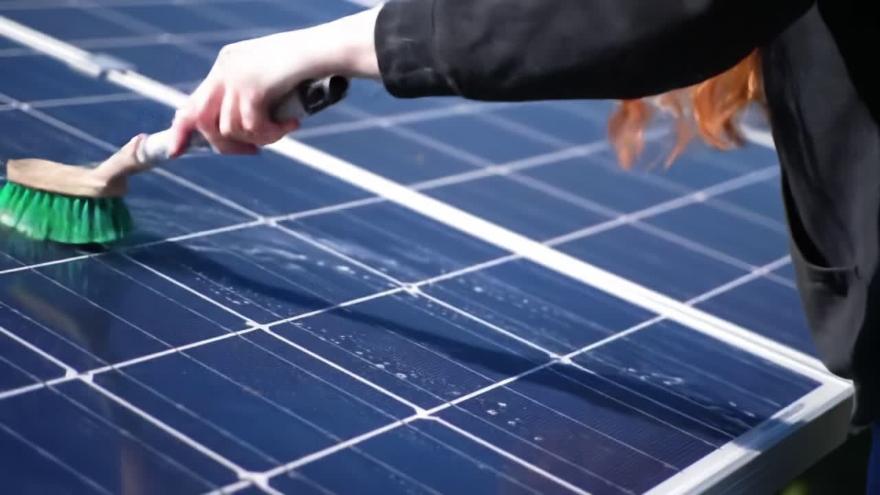 A Dedicated Maintenance Process for Solar Panels: Cleaning and Ensuring Maximum Efficiency for Sustainable Energy Generation