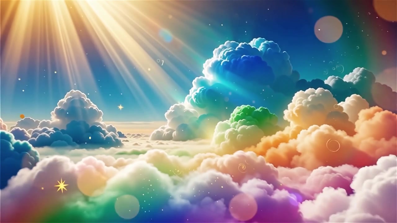 Sfondo di Adorazione Cristiana con Luce Celeste