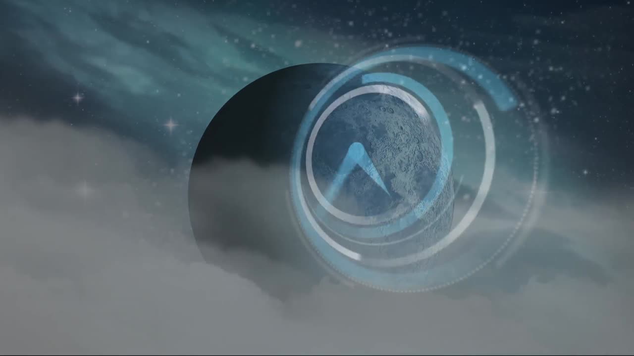 태양계, 지구 행성, 우주 공간의 애니메이션