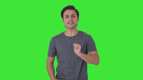 Angry-Indian-man-shouting-on-someone-Green-screen