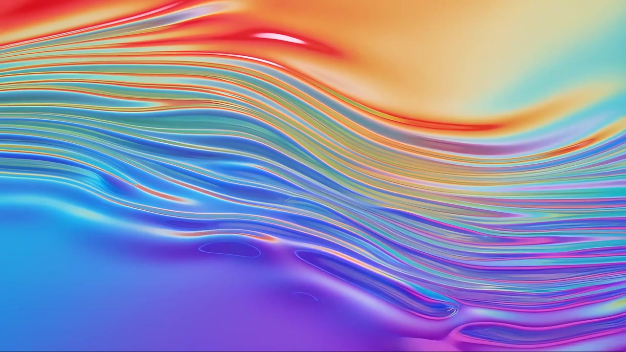 Abstract Fluid Motion Background 4K