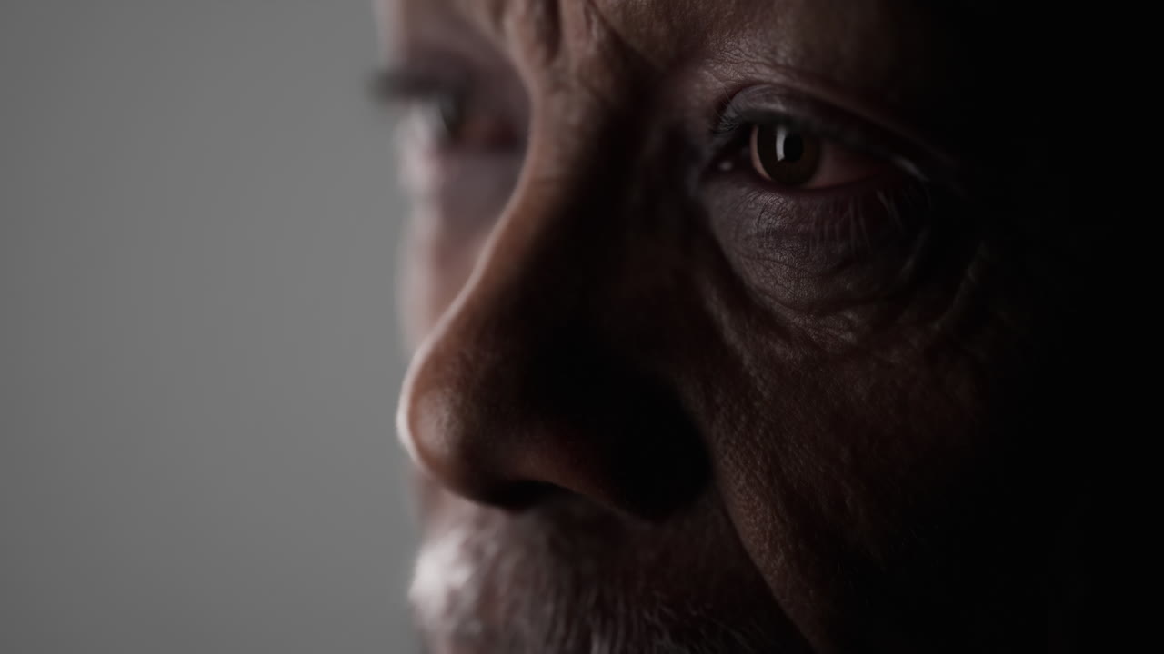 un hombre afroamericano muy viejo