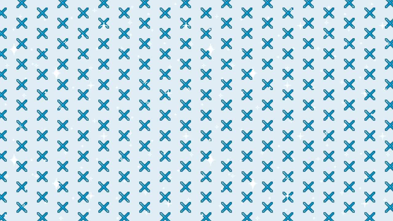 Blue Cross Pattern