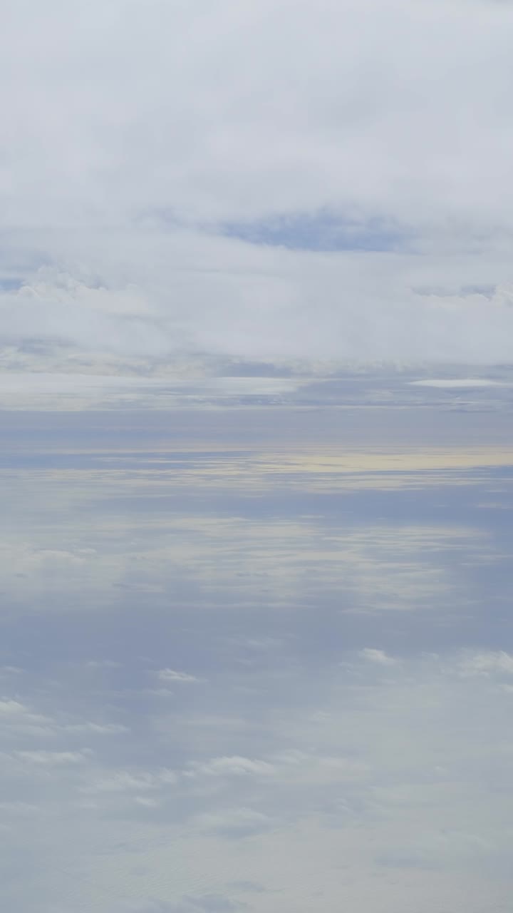 Serene aerial view of vast desert landscape with blurred motion effect