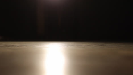 static low pov shot of tap dance movement on stage, very intense and decisive