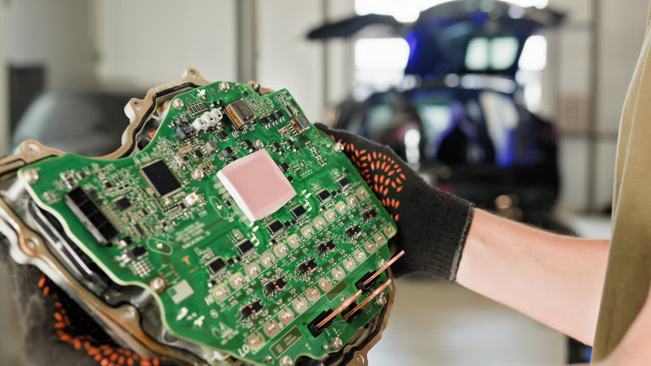 ремонт электрических транспортных средств - техническое обслуживание плат