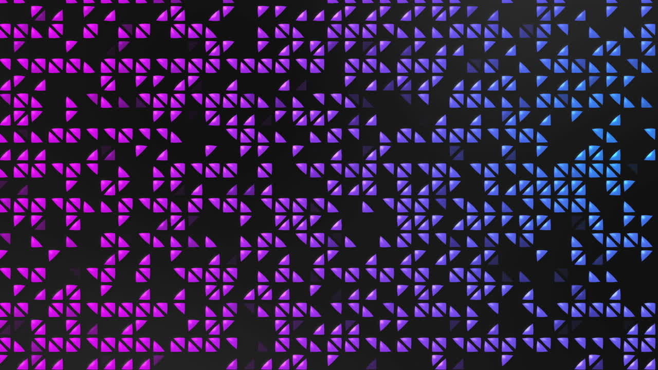 Dark magenta flat polygon abstract shape. Irregular triangle pattern element. Looped animation.