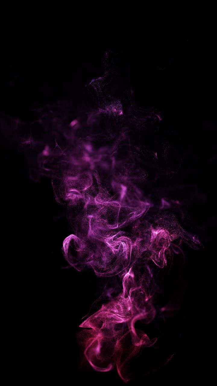 Abstract Pink and Purple Glowing Particle Smoke