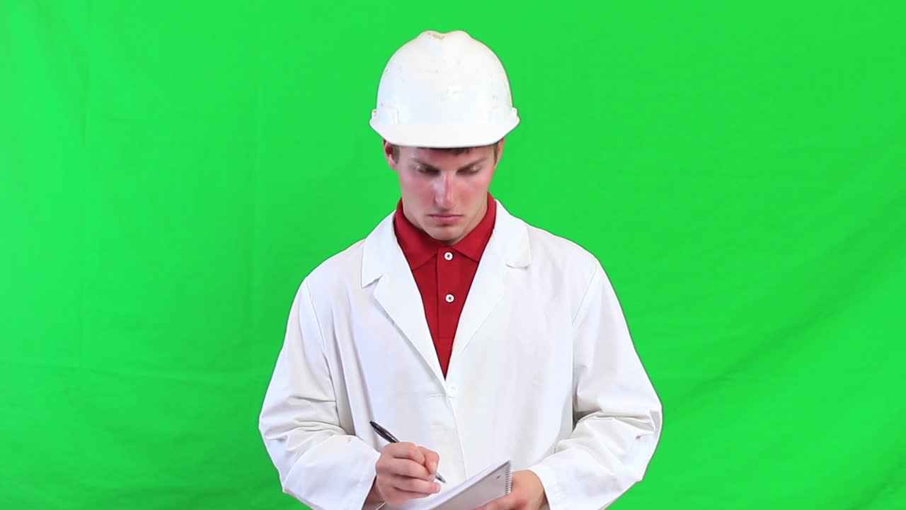 품질 검사를 수행하는 남성