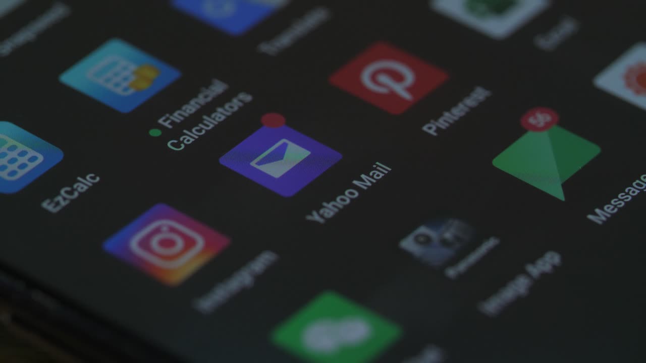 interfaz de la aplicación para teléfonos inteligentes