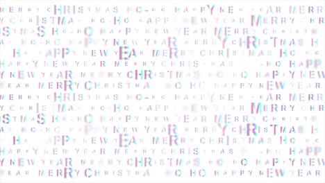 new year and christmas shiny holographic motion background