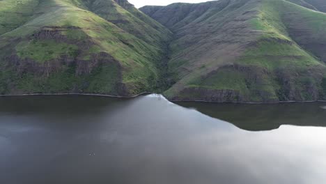 fly through random canyon from snake river