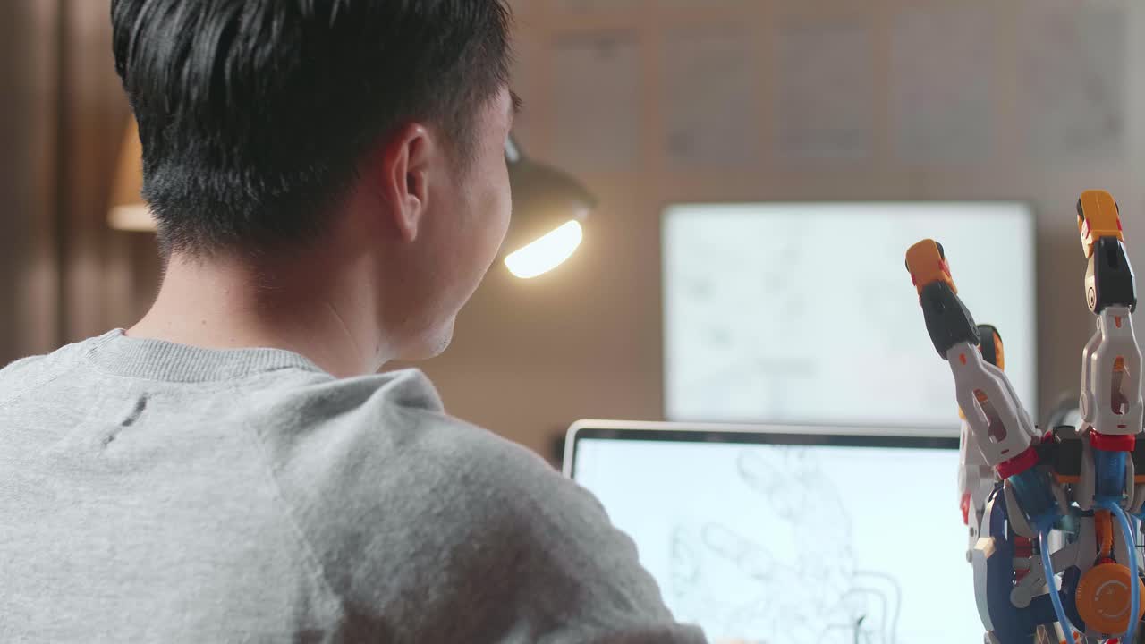 로 팔 프로젝트의 성공을 축하하는 사람