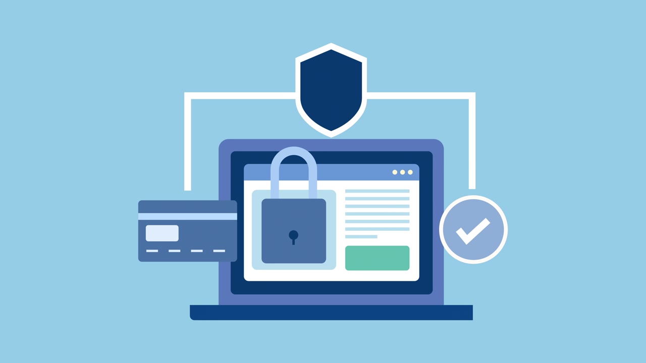 Animation of Secure Online Payment and Data Protection