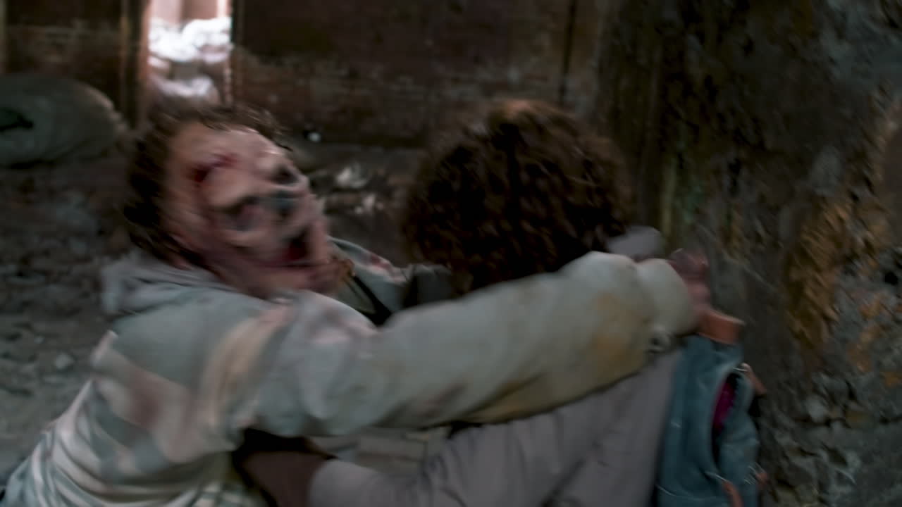 인간과 좀비 싸움