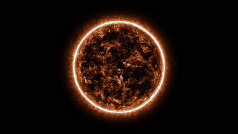 Una-Toma-Completa-De-Nuestra-Estrella-Más-Cercana,-El-Sol