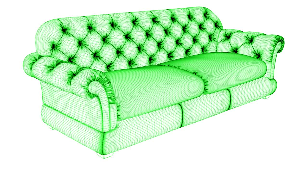 소파의 mesh looping 영상은 4k 해상도를 가지고 있습니다.