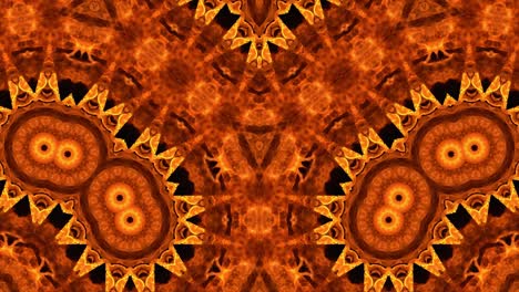 symmetry kaleidoscope fire burn abstract