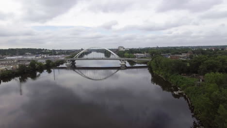 lowry avenue bridge on the mississippi river