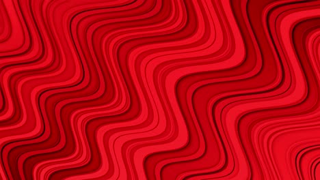 trendy seamless animation loop of red vintage wave pattern moving from top to bottom