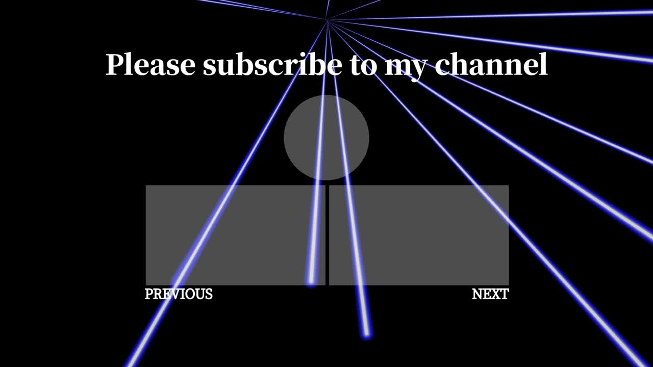 레이저 스테이지 세트  엔드 카드 엔딩 스크린 모션 그래픽