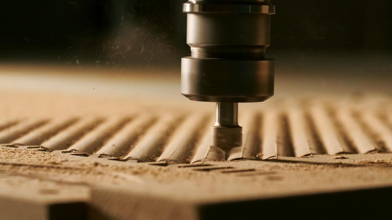 cnc-рутер, работающий на дереве