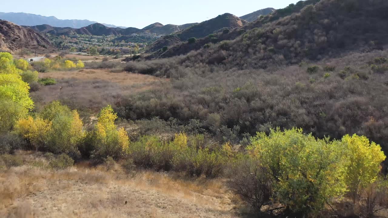 pico canyon, california y sus colores otoñales