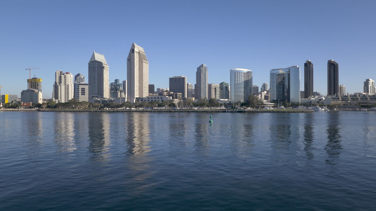 San Diego Skyline and Bay: Dynamic Waterfront Views